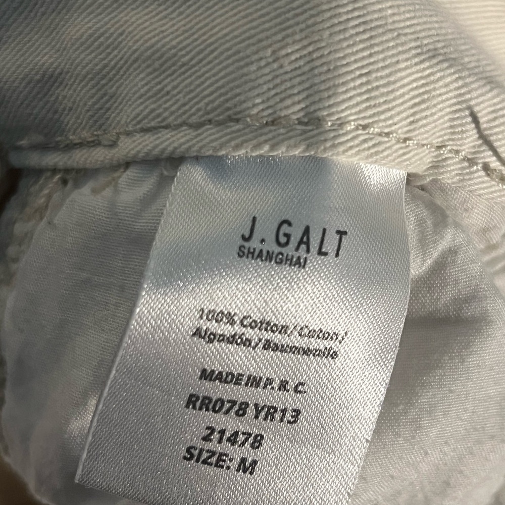 J. Galt Beige Cotton Pants - Picture 3 of 3